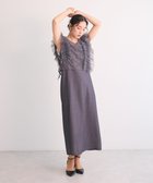 【グリーンパークス/Green Parks】の・Railme SET2点 レースブラウス&ワンピ Charcoal Gray|ID: prp329100004538187 ipo3291000000032670034
