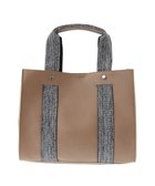 【グリーンパークス/Green Parks】の・KOSSORECO テープハンドルスクエアトート Gray Beige|ID: prp329100004538189 ipo3291000000032440528