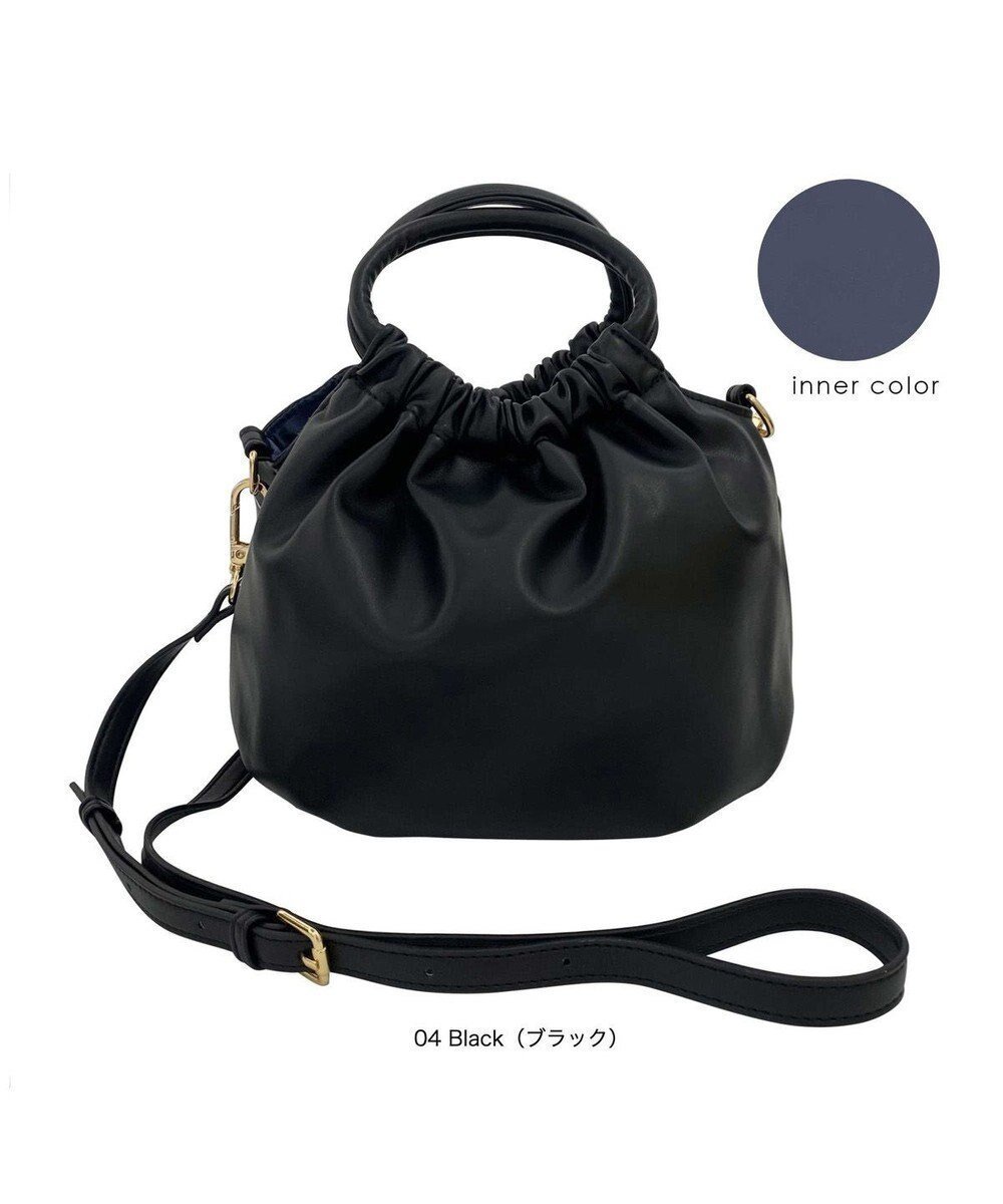 【ルートート/ROOTOTE】の1254【合皮ギャザートート】LT.ベビールー.クランプリー-A インテリア・キッズ・メンズ・レディースファッション・服の通販 founy(ファニー) 　ファッション　Fashion　レディースファッション　WOMEN　バッグ　Bag　カメラ　Camera　ギャザー　Gather　コンパクト　Compact　ショルダー　Shoulder　スマホ　Smartphone　財布　Wallet　フォルム　Form　ベビー　Baby　ポケット　Pocket　ポーチ　Pouch　エレガント 上品　Elegant　NEW・新作・新着・新入荷　New Arrivals　04:ブラック|ID: prp329100004538209 ipo3291000000032067690
