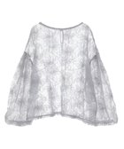 【グリーンパークス/Green Parks】のチュールレイヤードブラウス Light Gray|ID: prp329100004538216 ipo3291000000032067726