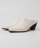【ボントレ/BONTRE】の【PRECIEUX JOUET/プレシュウジュエ】ポインテッドカントリーミュール 人気、トレンドファッション・服の通販 founy(ファニー) ファッション Fashion レディースファッション WOMEN ミュール Mule thumbnail ホワイト|ID: prp329100004538238 ipo3291000000032157969
