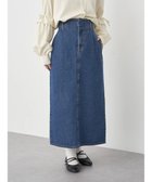 【アースミュージックアンドエコロジー/earth music&ecology】のナローデニムスカート Medium Indigo|ID: prp329100004538244 ipo3291000000032067846