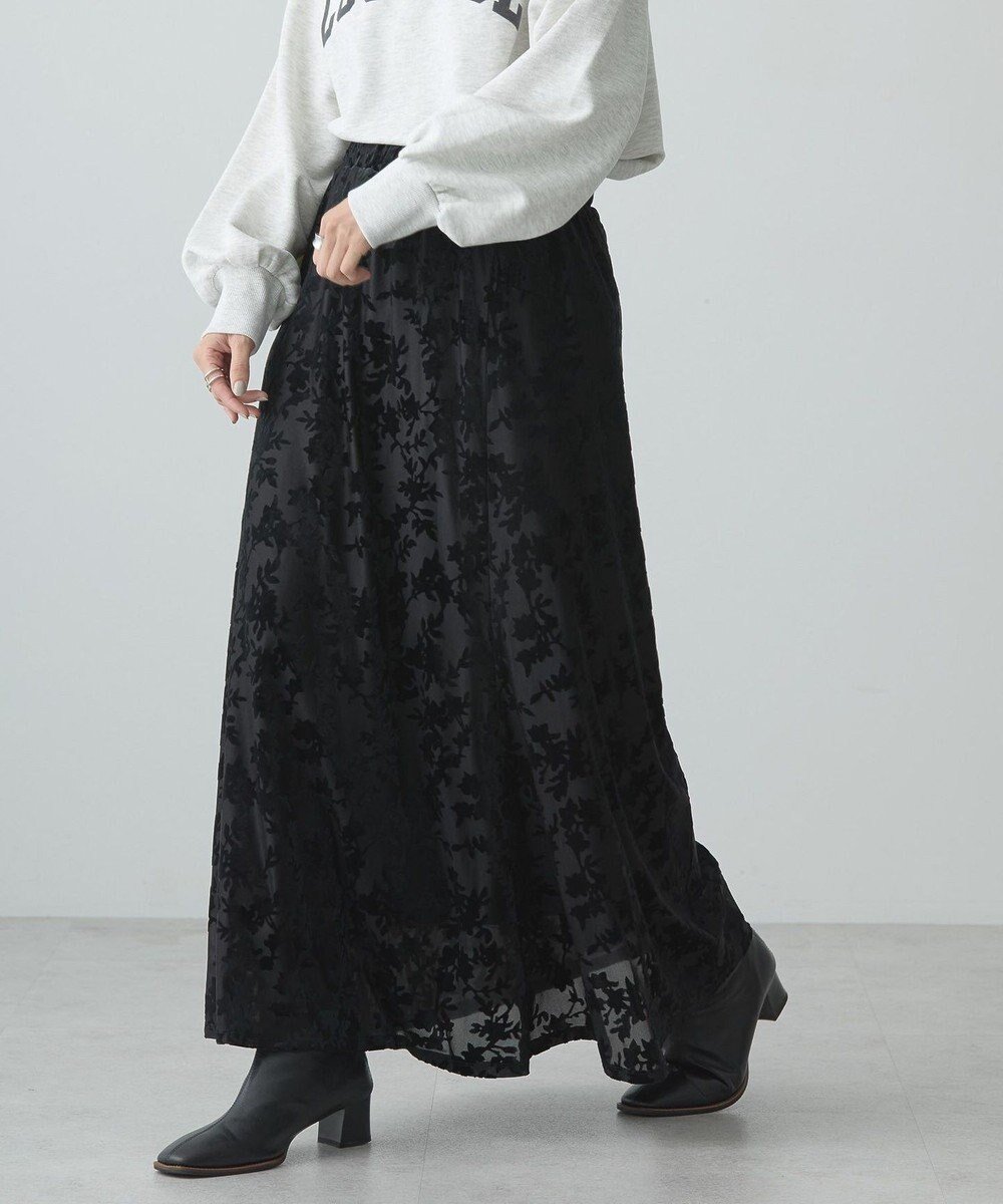 【アメリカンホリック/AMERICAN HOLIC】のオパールナローラインスカート 人気、トレンドファッション・服の通販 founy(ファニー) 　ファッション　Fashion　レディースファッション　Fashion for Women　スカート　Skirts　おすすめ　Recommended / Our Picks　エレガント 上品　Elegant　スマート　Smart, Elegant　ドレープ　Drape, Draping Fabric　フラワー　Flower, Floral　プリント　Print, Printed Pattern　ロング　Long, Long-Length　A/W・秋冬　Autumn/Winter　 other-1|ID: prp329100004538247 ipo3291000000033660718