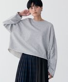 【アメリカンホリック/AMERICAN HOLIC】のミニ裏毛タックスリーブショートプルオーバー2 Light Gray Mixture|ID: prp329100004538302 ipo3291000000032068151