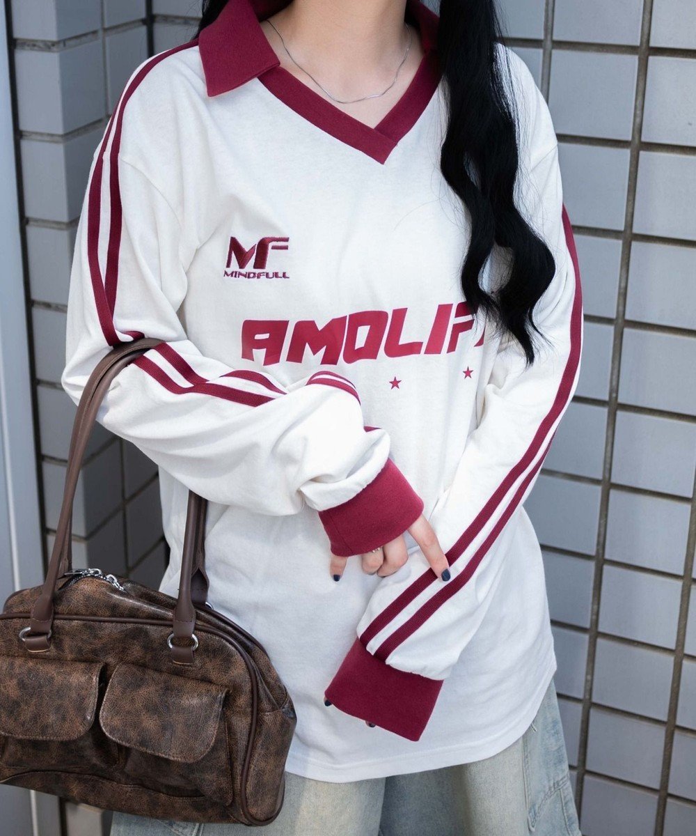【ウィゴー/WEGO】のゲームグラフィックロンT インテリア・キッズ・メンズ・レディースファッション・服の通販 founy(ファニー) 　ファッション　Fashion　レディースファッション　WOMEN　トップス・カットソー　Tops/Tshirt　シャツ/ブラウス　Shirts/Blouses　ロング / Tシャツ　T-Shirts　カットソー　Cut and Sewn　カットソー　Cut And Sew　グラフィック　Graphic　スマホ　Smartphone　デニム　Denim　トレンド　Trend　バレエ　Ballet　リボン　Ribbon　レース　Race　人気　Popularity　夏　Summer　A/W・秋冬　Aw・Autumn/Winter・Fw・Fall-Winter　長袖　Long Sleeve　ホワイトアイボリー|ID: prp329100004538335 ipo3291000000032158534