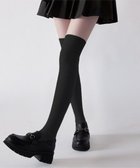 【ウィゴー/WEGO】のクシュクシュリブハイソックス ブラック|ID: prp329100004538376 ipo3291000000032068538
