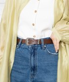 【ウィゴー/WEGO】のウエスタンバックルベルト ダークブラウン|ID: prp329100004538386 ipo3291000000032068611