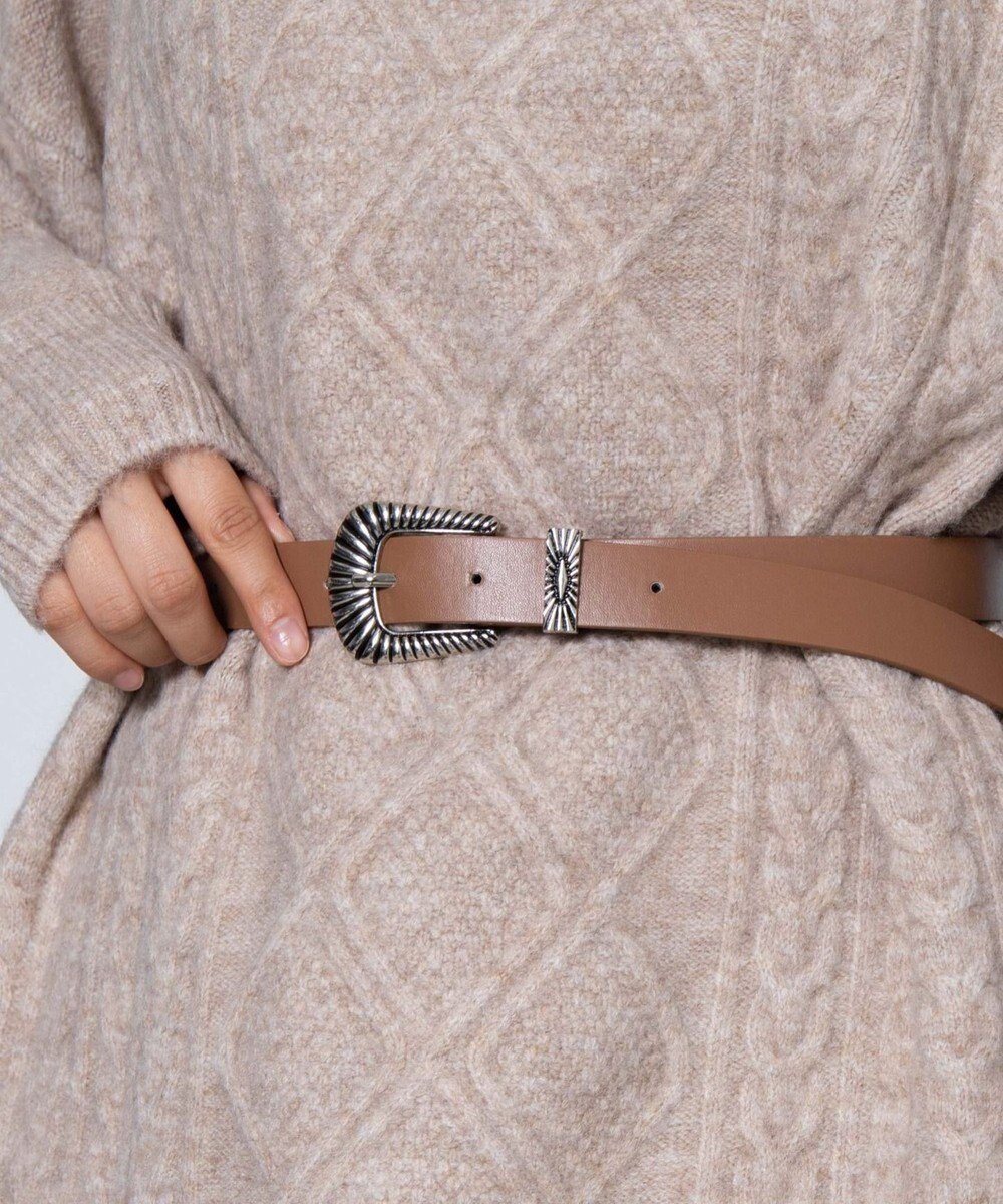 【ウィゴー/WEGO】のウエスタンバックルベルト インテリア・キッズ・メンズ・レディースファッション・服の通販 founy(ファニー) ファッション Fashion レディースファッション Fashion for Women バッグ Bags ベルト&ウエストマーク Belts & Waist Accessories ウエスタン Western Style シンプル Simple, Minimal ボトム Bottoms, Lower Wear ブラウン|ID: prp329100004538386 ipo3291000000033658571