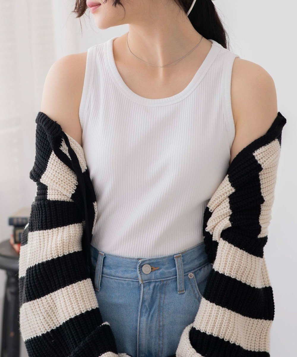 【ウィゴー/WEGO】の【カップ付き】なちゅ盛れカップインタンク インテリア・キッズ・メンズ・レディースファッション・服の通販 founy(ファニー) 　ファッション　Fashion　レディースファッション　Ladies' Fashion Online　トップス・カットソー　Tops/Tshirt　インナー　Inner　春　Spring　スマホ　Smartphone　スラックス　Slacks　タンク　Tank　デニム　Denim　リラックス　Relax　S/S・春夏　Ss・Spring/Summer　プチプライス・低価格　Affordable　おすすめ　Recommend　夏　Summer　ホワイト|ID: prp329100004538393 ipo3291000000032514889