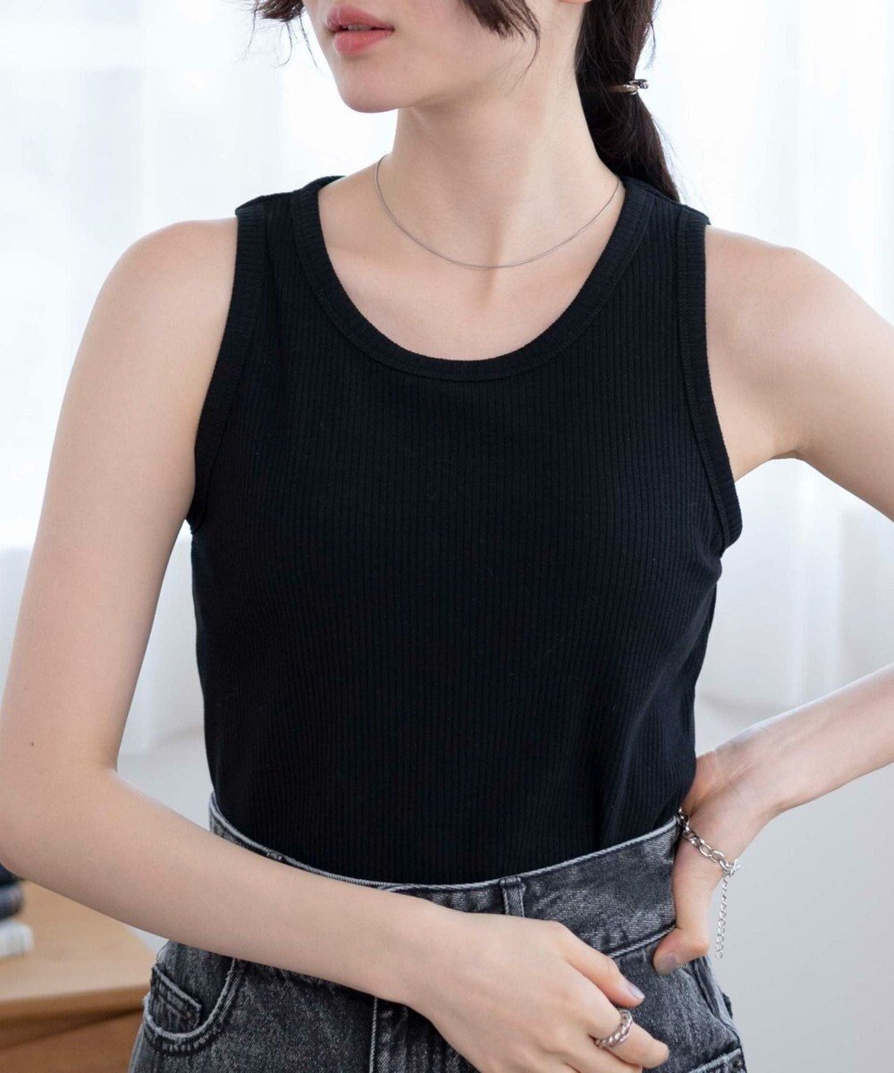 【ウィゴー/WEGO】の【カップ付き】なちゅ盛れカップインタンク インテリア・キッズ・メンズ・レディースファッション・服の通販 founy(ファニー) 　ファッション　Fashion　レディースファッション　Ladies' Fashion Online　トップス・カットソー　Tops/Tshirt　インナー　Inner　春　Spring　スマホ　Smartphone　スラックス　Slacks　タンク　Tank　デニム　Denim　リラックス　Relax　S/S・春夏　Ss・Spring/Summer　プチプライス・低価格　Affordable　おすすめ　Recommend　夏　Summer　ブラック|ID: prp329100004538393 ipo3291000000032514892