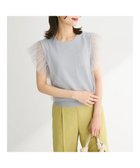 【グリーンパークス/Green Parks】の・swing by チュールレイヤーノースリーブニット Gray|ID: prp329100004538404 ipo3291000000032068721