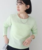【グリーンパークス/Green Parks】のシアーポコポコプルオーバー Light Green|ID: prp329100004538414 ipo3291000000032068800