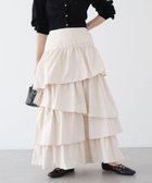 【グリーンパークス/Green Parks】の・ELENCARE DUE ランダムティアードスカート Ivory|ID: prp329100004538434 ipo3291000000032068878