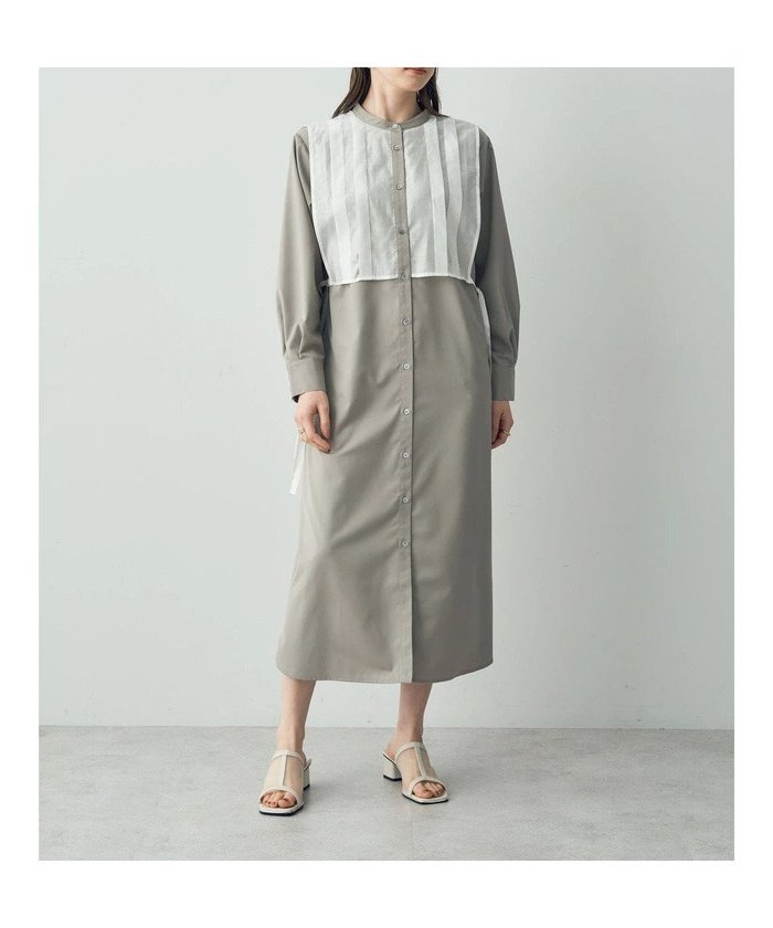 【イェッカ ヴェッカ/YECCA VECCA】のレイヤード風シャツワンピース インテリア・キッズ・メンズ・レディースファッション・服の通販 founy(ファニー) https://founy.com/ ファッション Fashion レディースファッション WOMEN ワンピース Dress シャツワンピース Shirt Dresses シアー Sheer トレンド Trend ポケット Pocket リボン Ribbon 夏 Summer 春 Spring S/S・春夏 Ss・Spring/Summer |ID: prp329100004538445 ipo3291000000032068952