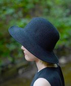 【石田製帽/ISHIDASEIBOU】の美濃和紙 × コットンブレード ウォッシャブルクロッシェ ハット ブラック|ID: prp329100004538448 ipo3291000000034278637