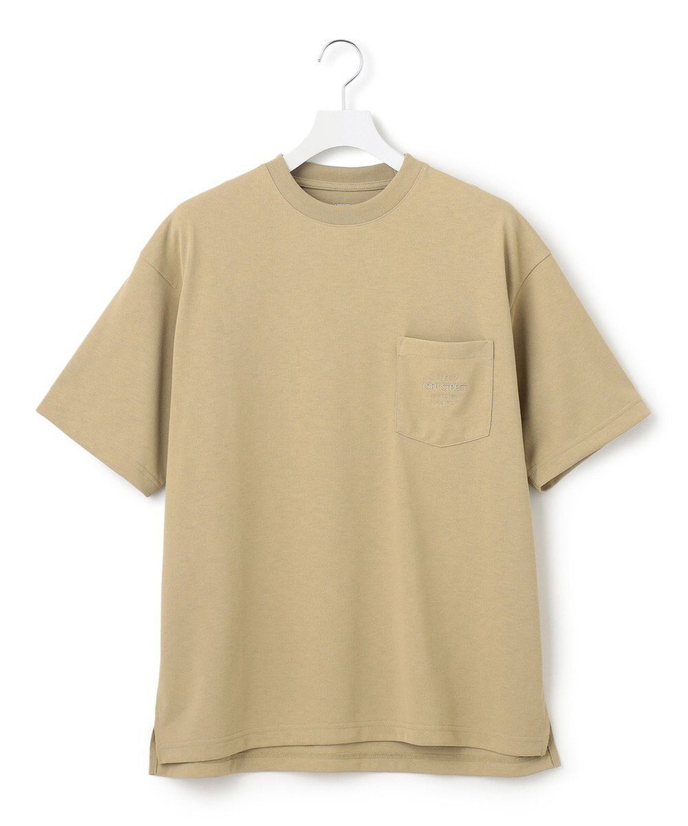 【ジェイプレスヨークストリート/J.PRESS YORK STREET】の【UNISEX】ワンポイント刺繍ポケット Tシャツ インテリア・キッズ・メンズ・レディースファッション・服の通販 founy(ファニー) 　ファッション　Fashion　レディースファッション　WOMEN　トップス・カットソー　Tops/Tshirt　シャツ/ブラウス　Shirts/Blouses　ロング / Tシャツ　T-Shirts　カットソー　Cut and Sewn　ユニセックス　Unisex　カットソー　Cut And Sew　シンプル　Simple　ポケット　Pocket　ワイド　Wide　ワンポイント　One Point　夏　Summer　春　Spring　S/S・春夏　Ss・Spring/Summer　ベージュ系|ID: prp329100004538459 ipo3291000000032069038