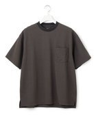 【ジェイプレスヨークストリート/J.PRESS YORK STREET】の【UNISEX】ワンポイント刺繍ポケット Tシャツ グレー系|ID: prp329100004538459 ipo3291000000032069040