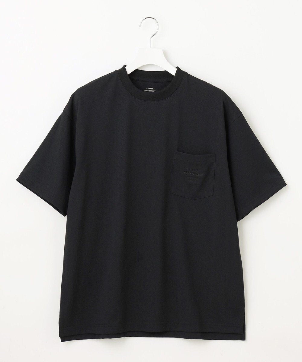 【ジェイプレスヨークストリート/J.PRESS YORK STREET】の【UNISEX】ワンポイント刺繍ポケット Tシャツ インテリア・キッズ・メンズ・レディースファッション・服の通販 founy(ファニー) 　ファッション　Fashion　レディースファッション　WOMEN　トップス・カットソー　Tops/Tshirt　シャツ/ブラウス　Shirts/Blouses　ロング / Tシャツ　T-Shirts　カットソー　Cut and Sewn　ユニセックス　Unisex　カットソー　Cut And Sew　シンプル　Simple　ポケット　Pocket　ワイド　Wide　ワンポイント　One Point　夏　Summer　春　Spring　S/S・春夏　Ss・Spring/Summer　ブラック系|ID: prp329100004538459 ipo3291000000032069041
