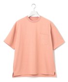 【ジェイプレスヨークストリート/J.PRESS YORK STREET】の【UNISEX】ワンポイント刺繍ポケット Tシャツ ピンク系|ID: prp329100004538459 ipo3291000000032069042