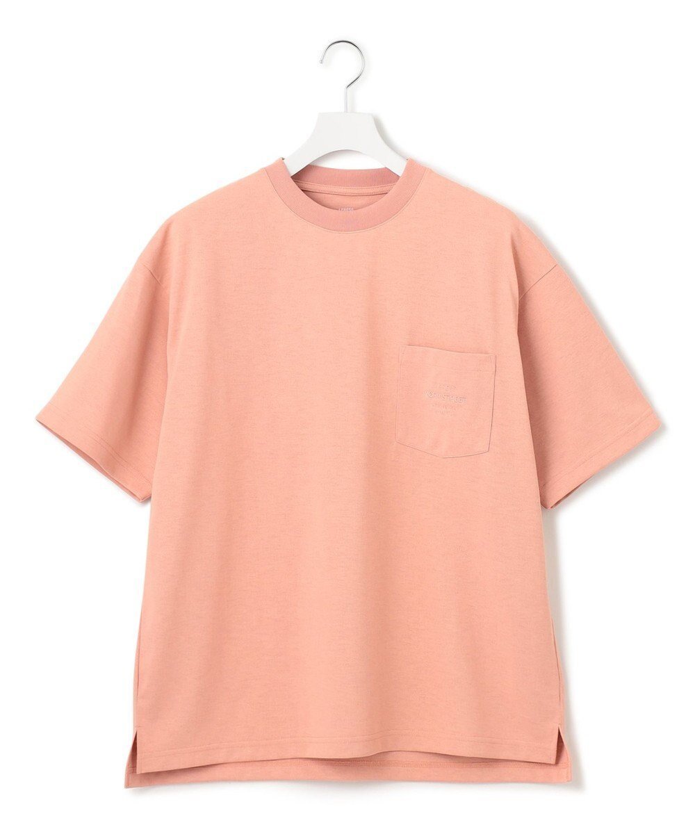 【ジェイプレスヨークストリート/J.PRESS YORK STREET】の【UNISEX】ワンポイント刺繍ポケット Tシャツ インテリア・キッズ・メンズ・レディースファッション・服の通販 founy(ファニー) 　ファッション　Fashion　レディースファッション　WOMEN　トップス・カットソー　Tops/Tshirt　シャツ/ブラウス　Shirts/Blouses　ロング / Tシャツ　T-Shirts　カットソー　Cut and Sewn　ユニセックス　Unisex　カットソー　Cut And Sew　シンプル　Simple　ポケット　Pocket　ワイド　Wide　ワンポイント　One Point　夏　Summer　春　Spring　S/S・春夏　Ss・Spring/Summer　ピンク系|ID: prp329100004538459 ipo3291000000032069042