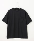 【ジェイプレスヨークストリート/J.PRESS YORK STREET】の【UNISEX】ワンポイント刺繍ポケット Tシャツ ブラック系|ID: prp329100004538459 ipo3291000000032478374