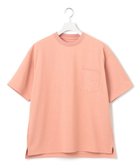 【ジェイプレスヨークストリート/J.PRESS YORK STREET】の【UNISEX】ワンポイント刺繍ポケット Tシャツ ピンク系|ID: prp329100004538459 ipo3291000000032478376