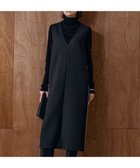 【アイシービー/iCB】の【洗える】 ダブルフェイスクレープ ジャンパースカート ブラック系(裏面トープ)|ID: prp329100004538474 ipo3291000000033660677