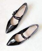 【ポインター/Pointer】の日本製 本革ストラップ付きローヒールパンプス ブラック|ID: prp329100004538478 ipo3291000000033643999