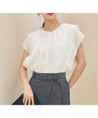 【自由区/JIYU-KU】の【カタログ掲載・接触冷感・洗える】シアーラミーローンフリル ブラウス オフ|ID: prp329100004538515 ipo3291000000032429632