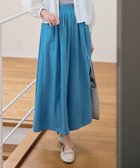 【エニー/ANY】の【ウエストゴム】スパンボイル撥水スカートパンツ ブルー|ID: prp329100004538519 ipo3291000000035493630