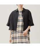 【自由区/JIYU-KU】の【カタログ掲載・接触冷感・洗える】シアーラミーローンクロップド丈 ブラウス セピア|ID: prp329100004538522 ipo3291000000032069338