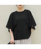 【自由区/JIYU-KU】の【WEB限定・接触冷感・洗える】シアーラミーローンイレギュラーヘムスリーブ ブラウス セピア|ID: prp329100004538526 ipo3291000000032447980