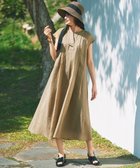 【自由区/JIYU-KU】の【カタログ掲載・接触冷感・洗える】シアーラミーローンフレンチスリーブ ワンピース ベージュ|ID: prp329100004538529 ipo3291000000032241722