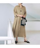 【自由区/JIYU-KU】の【カタログ掲載・WEB限定・接触冷感・洗える】シアーラミーローンシャツ ワンピース ベージュ|ID: prp329100004538531 ipo3291000000033163911