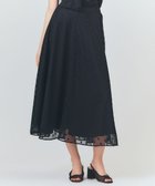 【グレース コンチネンタル/GRACE CONTINENTAL】のドットembチュールスカート ブラック|ID: prp329100004538581 ipo3291000000032069690