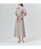 【グレース コンチネンタル/GRACE CONTINENTAL】のリネンデニムライクワンピース ベージュ|ID: prp329100004538584 ipo3291000000032732840