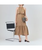 【グレース コンチネンタル/GRACE CONTINENTAL】のリネンライクホルタードレス ベージュ|ID: prp329100004538586 ipo3291000000032584766