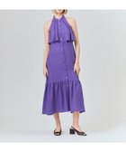 【グレース コンチネンタル/GRACE CONTINENTAL】のリネンライクホルタードレス パープル|ID: prp329100004538586 ipo3291000000032584768