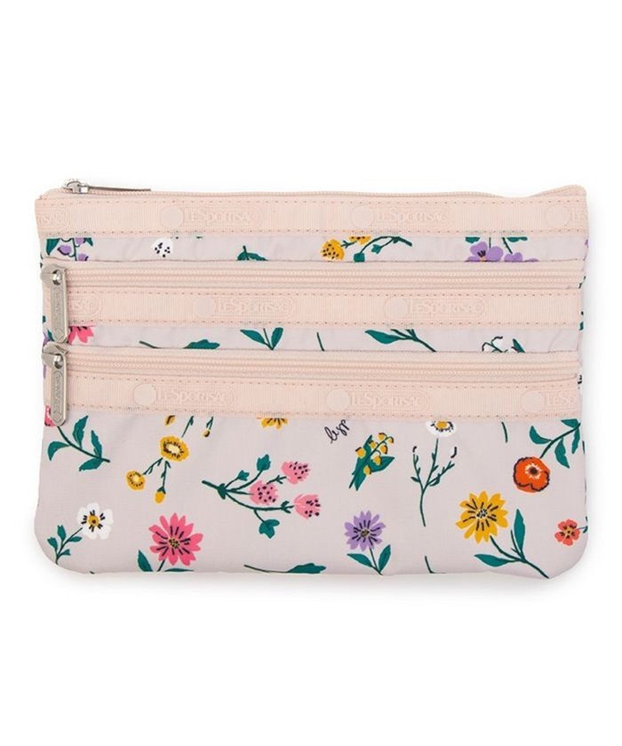 【レスポートサック/LeSportsac】の3ZIP COSMETIC/トスドワイルドフラワーズ インテリア・キッズ・メンズ・レディースファッション・服の通販 founy(ファニー) https://founy.com/ ファッション Fashion レディースファッション WOMEN 財布 Wallets ポーチ Pouches NEW・新作・新着・新入荷 New Arrivals おすすめ Recommend カラフル Colorful ギフト プレゼント Gift Present スリム Slim フラット Flat フラワー Flower プリント Print ポケット Pocket ポーチ Pouch 旅行 Travel 財布 Wallet |ID: prp329100004538654 ipo3291000000032092181