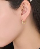 【フィービィー/phoebe】の【金属アレルギー対応】ワンタッチライナーハートビジューフープピアス ゴールド ゴールド|ID: prp329100004538670 ipo3291000000032730709