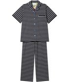 【ウンナナクール/une nana cool】の【綿100%】やわらか天竺ボーダー半袖パジャマ MADE WITH LIBERTY FABRIC KO|ID: prp329100004538688 ipo3291000000032070096