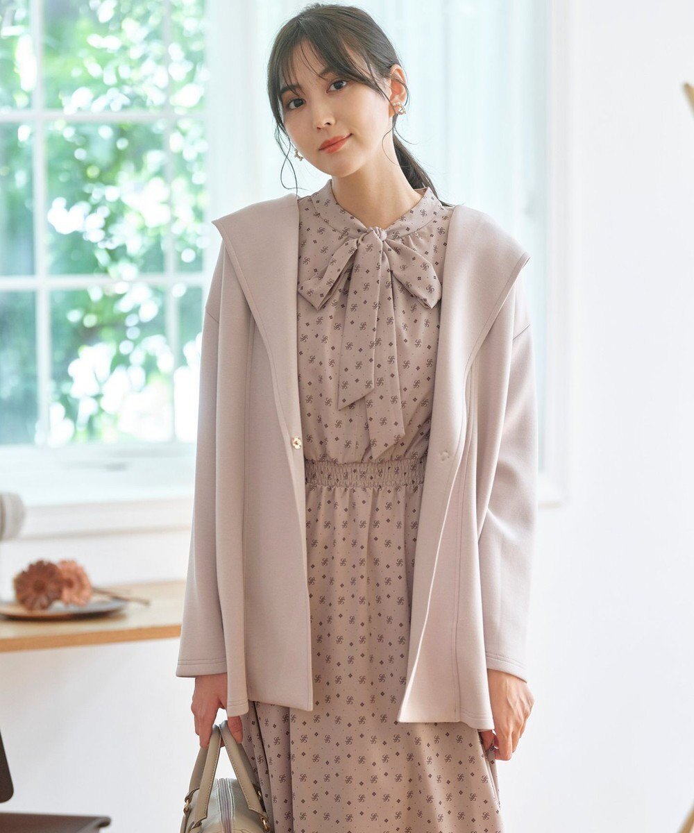 【エニィ スィス/any SiS】の【洗える】スポンディッシュ コーディガン 人気、トレンドファッション・服の通販 founy(ファニー) 　ファッション　Fashion　レディースファッション　Fashion for Women　アウター　Coat / Outerwear Collection　レディースジャケット・軽アウター　Jackets　洗える　Machine Washable　ギャザー　Gathered, Ruffled　コーディガン　Coatigan, Knit Coat　ジャケット　Jacket, Outerwear　ミドル　Middle Length, Mid Height　楽ちん　Easy Fit, Comfortable　A/W・秋冬　Autumn/Winter　エレガント 上品　Elegant　 other-1|ID: prp329100004539465 ipo3291000000033675478