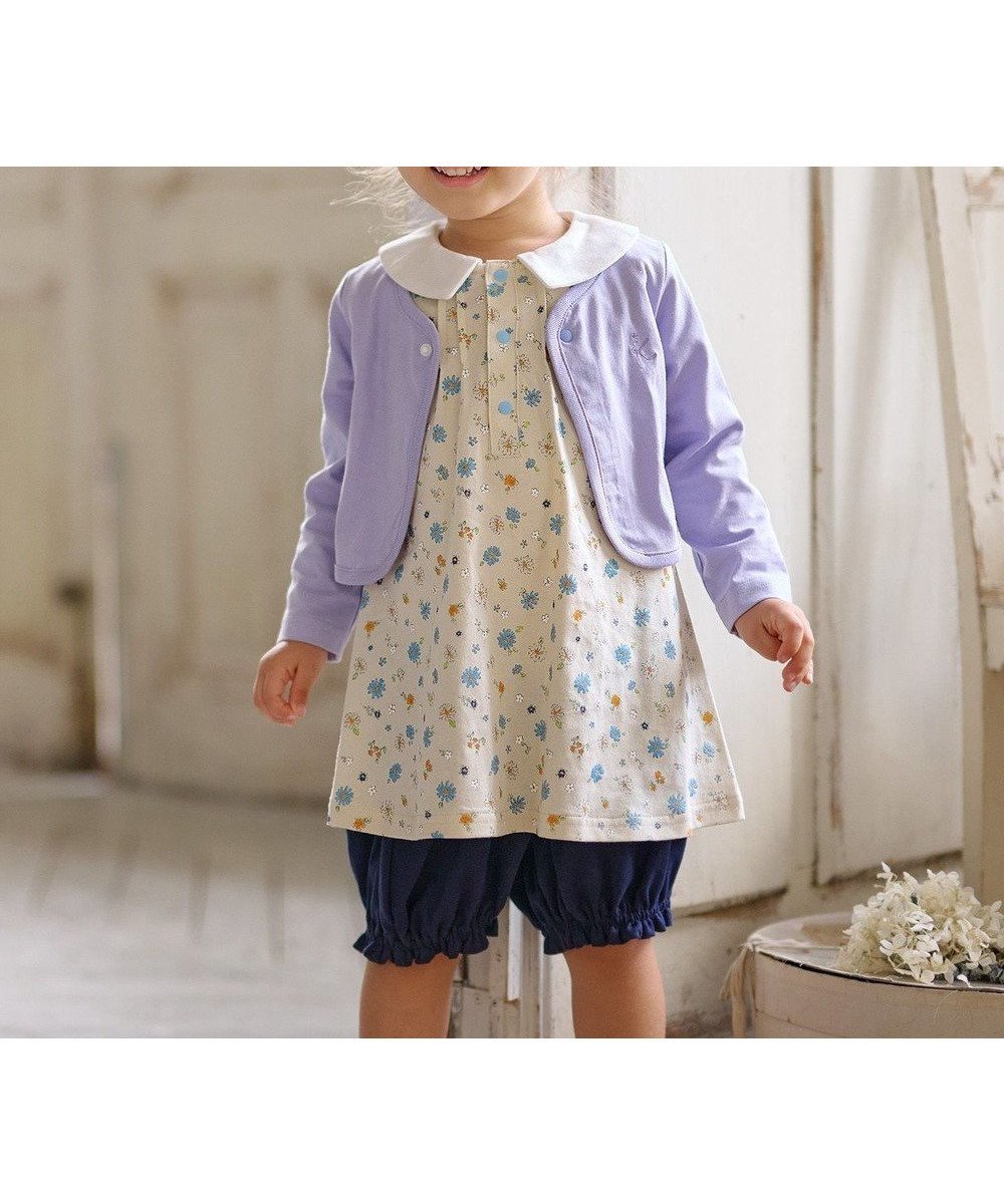 【組曲 / KIDS/KUMIKYOKU】の【80-90㎝】デイジーワンピース セット インテリア・キッズ・メンズ・レディースファッション・服の通販 founy(ファニー) 　ファッション　Fashion　キッズファッション　KIDS　ワンピース　Dress/Kids　カーディガン　Cardigan　トレンド　Trend　プリント　Print　ベビー　Baby　夏　Summer　春　Spring　S/S・春夏　Ss・Spring/Summer　ベージュ系5|ID: prp329100004539470 ipo3291000000032197300