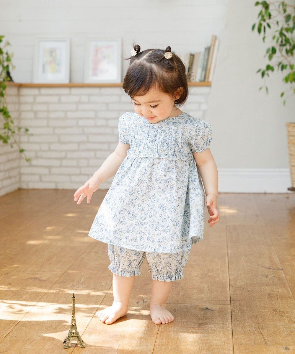 【組曲 / KIDS/KUMIKYOKU】の【80-90㎝】サクラララ セットアップ 人気、トレンドファッション・服の通販 founy(ファニー) 　ファッション　Fashion　キッズファッション　KIDS　シャーリング　Shirring　セットアップ　Set Up　ベビー　Baby　夏　Summer　春　Spring　S/S・春夏　Ss・Spring/Summer　 other-1|ID: prp329100004539479 ipo3291000000032257749