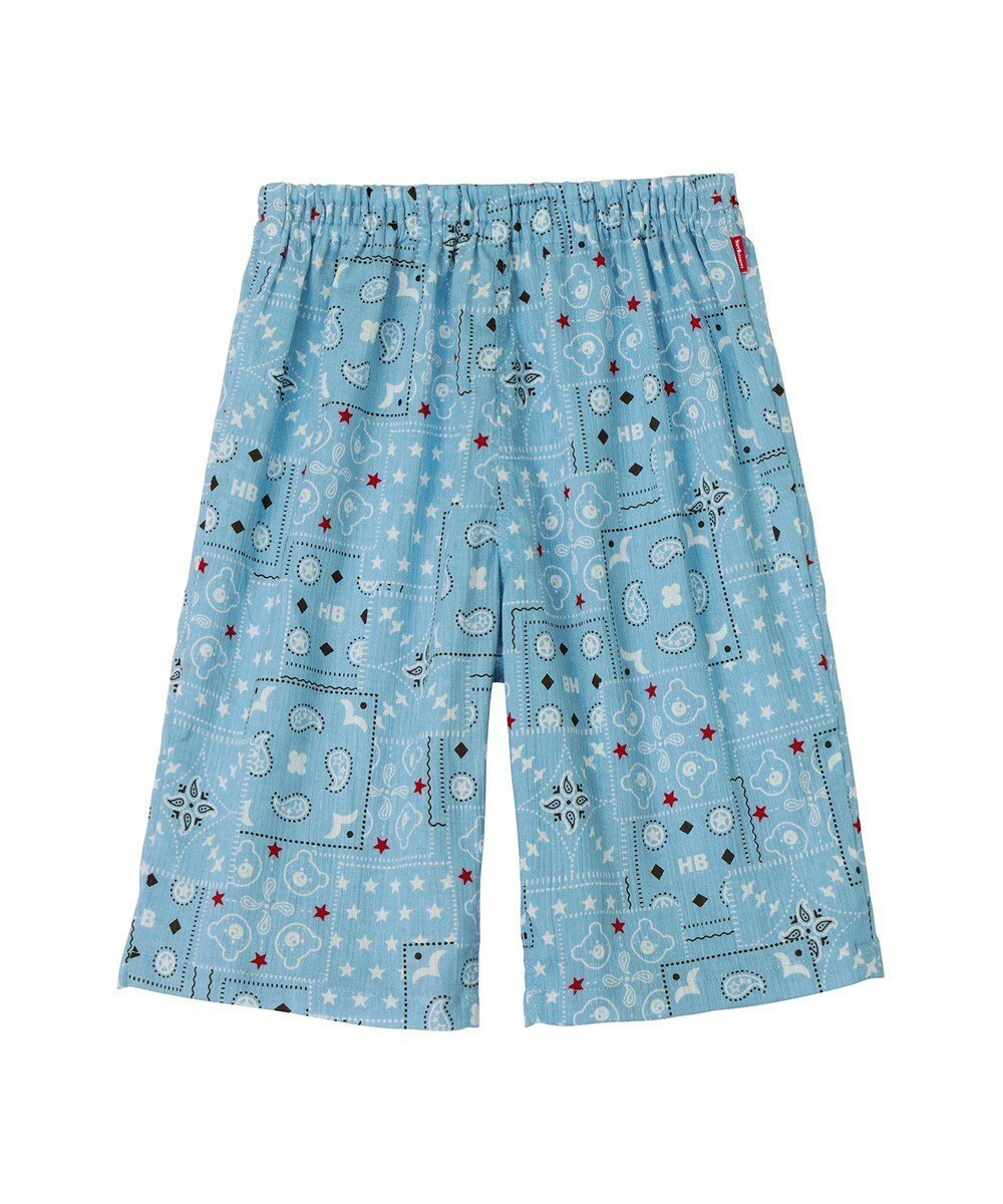 【ミキハウスホットビスケッツ/MIKI HOUSE HOT BISCUITS / KIDS】の【90-120cm】 リラックスパンツ インテリア・キッズ・メンズ・レディースファッション・服の通販 founy(ファニー) 　ファッション　Fashion　キッズファッション　KIDS　ボトムス　Bottoms/Kids　おすすめ　Recommend　リラックス　Relax　再入荷　Restock/Back In Stock/Re Arrival　夏　Summer　春　Spring　S/S・春夏　Ss・Spring/Summer　ブルー|ID: prp329100004539485 ipo3291000000032074861