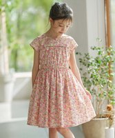 【組曲 / KIDS/KUMIKYOKU】の【110-140㎝】リンドウプリント ワンピース 人気、トレンドファッション・服の通販 founy(ファニー) ファッション Fashion キッズファッション KIDS ワンピース Dress/Kids プリント Print ローズ Rose 再入荷 Restock/Back In Stock/Re Arrival 夏 Summer 春 Spring S/S・春夏 Ss・Spring/Summer |ID:prp329100004539487