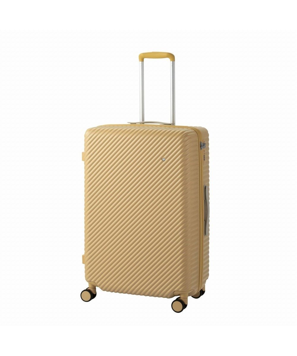 【エースバッグズアンドラゲッジ/ACE BAGS & LUGGAGE】のHaNT ココント スーツケース 75L 05515 ハント インテリア・キッズ・メンズ・レディースファッション・服の通販 founy(ファニー) 　ファッション　Fashion　レディースファッション　WOMEN　スーツ　Suits　シルバー　Silver　スタンダード　Standard　プリント　Print　ポケット　Pocket　メタル　Metal　メッシュ　Mesh　再入荷　Restock/Back In Stock/Re Arrival　おすすめ　Recommend　旅行　Travel　スーツケース キャリーケース　Suitcase　キャンドル・イエロー|ID: prp329100004539492 ipo3291000000032074900