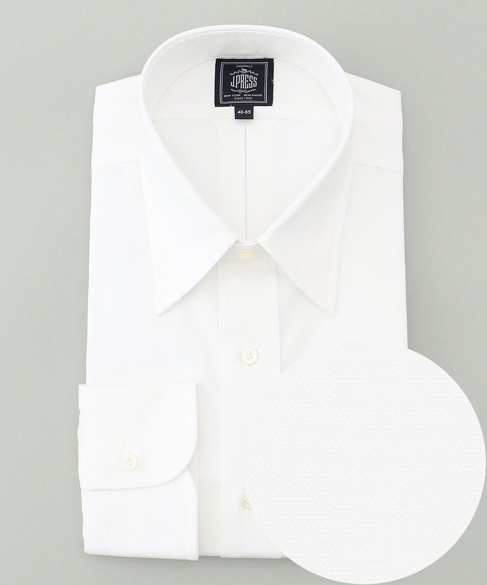 【ジェイ プレス/J.PRESS / MEN】の【定番】【PREMIUM PLEATS / 形態安定】ピンオックス ドレスシャツ / レギュラー インテリア・キッズ・メンズ・レディースファッション・服の通販 founy(ファニー) 　ファッション　Fashion　メンズファッション　MEN　トップス・カットソー　Tops/Tshirt/Men　シャツ　Shirts　カフス　Cuffs　スーピマ　Supima　ドレス　Dress　定番　Standard　プリーツ　Pleats　プレミアム　Premium　メンズ　Mens　レギュラー　Regular　A/W・秋冬　Aw・Autumn/Winter・Fw・Fall-Winter　S/S・春夏　Ss・Spring/Summer　夏　Summer　ビジネス 仕事 通勤　Business　ホワイト系|ID: prp329100004539499 ipo3291000000032309071