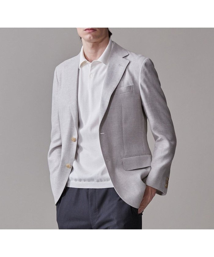 【ジェイ プレス/J.PRESS / MEN】の春夏の上質ジャケット【NEW SATGE】エレガントサマーメッシュ ジャケット インテリア・キッズ・メンズ・レディースファッション・服の通販 founy(ファニー) https://founy.com/ ファッション Fashion メンズファッション Men's Style Online アウター Coats Outerwear/Men テーラードジャケット Tailored Jackets エレガント 上品 Elegant 春 Spring カッティング Cutting ショルダー Shoulder シルク Silk シンプル Simple ジャケット Jacket スマート Smart スラックス Slacks デニム Denim パイピング Piping ファブリック Fabric ポケット Pocket ミックス Mix リネン Linen S/S・春夏 Ss・Spring/Summer 日本製 Made In Japan 夏 Summer |ID: prp329100004539500 ipo3291000000032662483