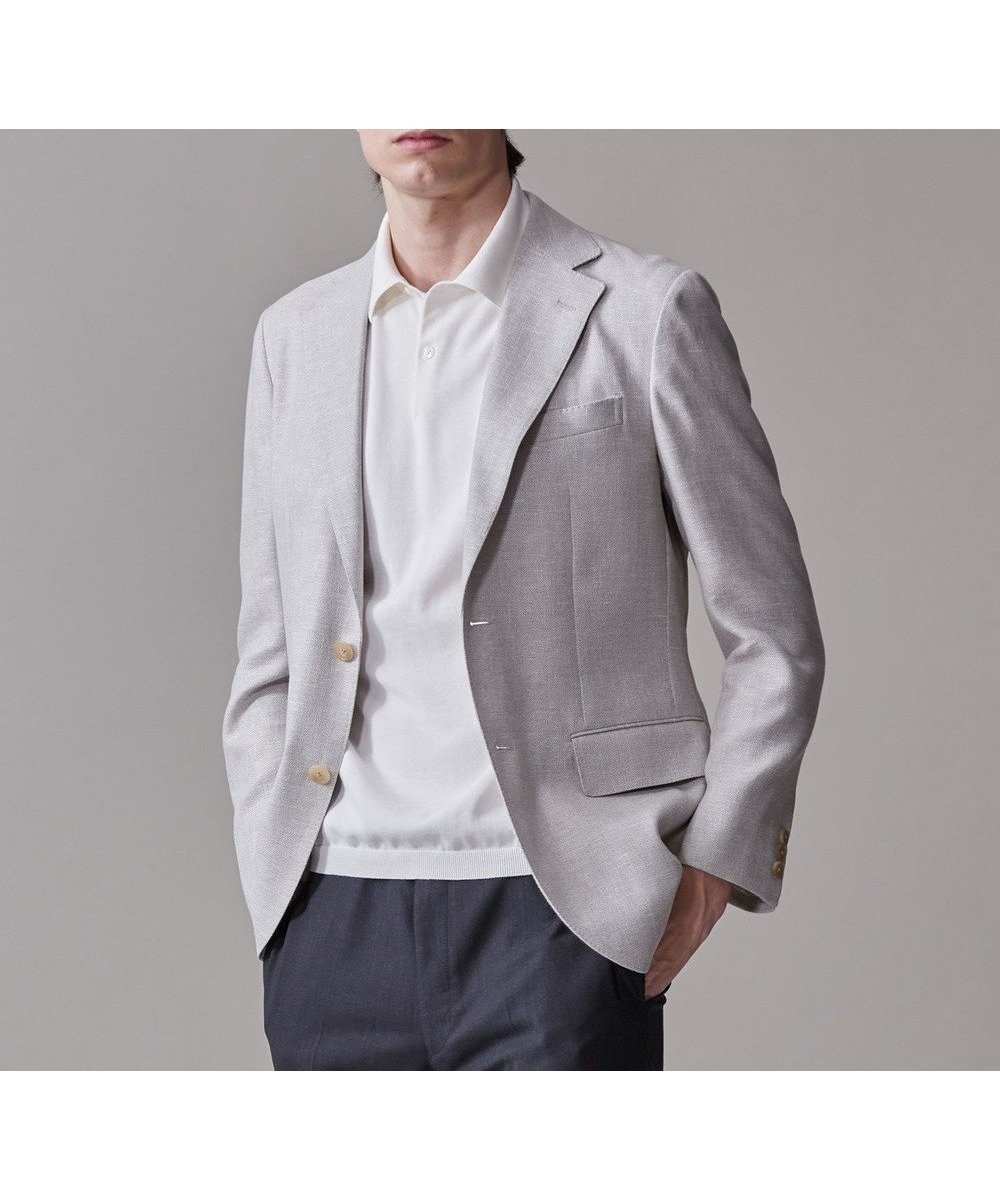 【ジェイ プレス/J.PRESS / MEN】の春夏の上質ジャケット【NEW SATGE】エレガントサマーメッシュ ジャケット インテリア・キッズ・メンズ・レディースファッション・服の通販 founy(ファニー) 　ファッション　Fashion　メンズファッション　Men's Style Online　アウター　Coats Outerwear/Men　テーラードジャケット　Tailored Jackets　エレガント 上品　Elegant　春　Spring　カッティング　Cutting　ショルダー　Shoulder　シルク　Silk　シンプル　Simple　ジャケット　Jacket　スマート　Smart　スラックス　Slacks　デニム　Denim　パイピング　Piping　ファブリック　Fabric　ポケット　Pocket　ミックス　Mix　リネン　Linen　S/S・春夏　Ss・Spring/Summer　日本製　Made In Japan　夏　Summer　アイボリー系|ID: prp329100004539500 ipo3291000000032662484